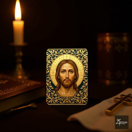 Imán Icono bizantino de Cristo - Jesús