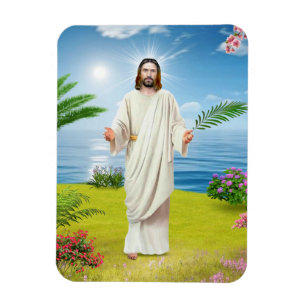 Imán icono con la imagen del Jesús de Cristo