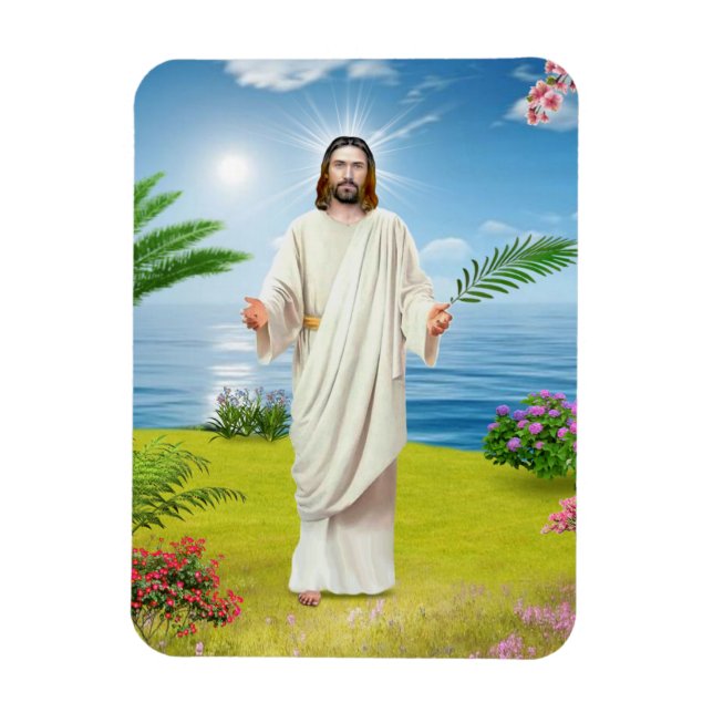 Imán icono con la imagen del Jesús de Cristo (Vertical)