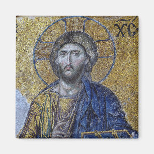 Imán Icono cristiano bizantino ortodoxo de Jesucristo