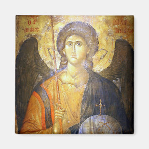 Imán Ícono cristiano ortodoxo de Archangel Gabriel