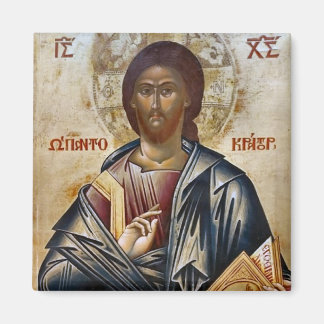 Imán Icono cristiano ortodoxo de Jesucristo