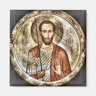 Imán Icono cristiano ortodoxo de San Juan el Guerrero