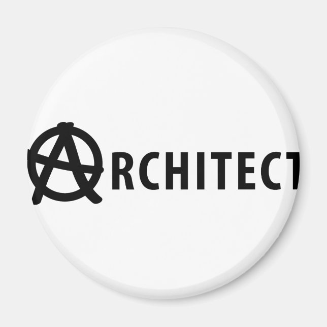 Imán icono de arquitectura (Frente)