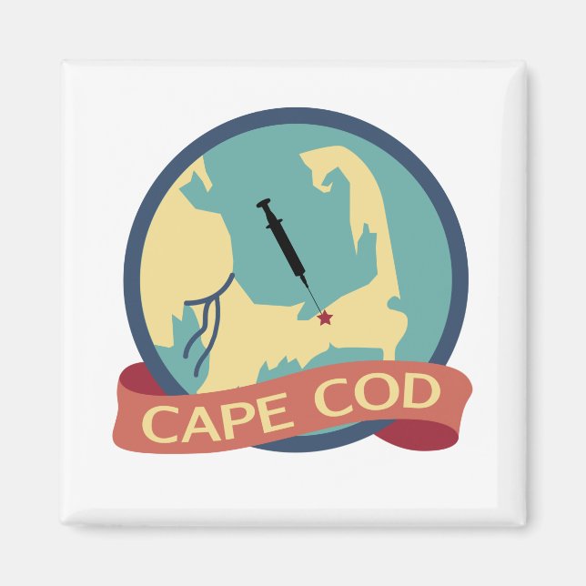 Imán Icono de Cape Cod (Frente)