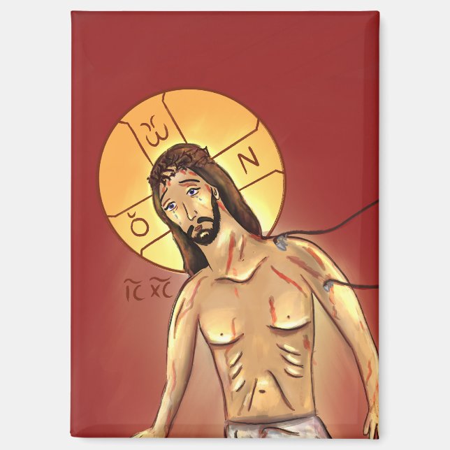 Imán Icono de Cristo (Anverso)