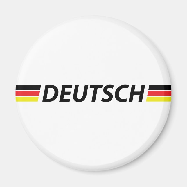 Imán icono de deutsch (Frente)