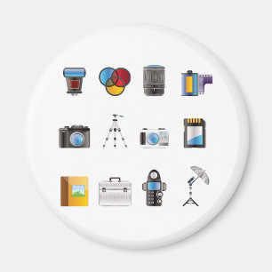 Imán Icono de fotografía