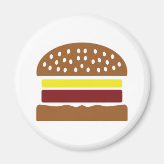 Imán icono de hamburguesa