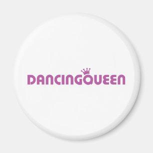 Imán icono de la reina del baile