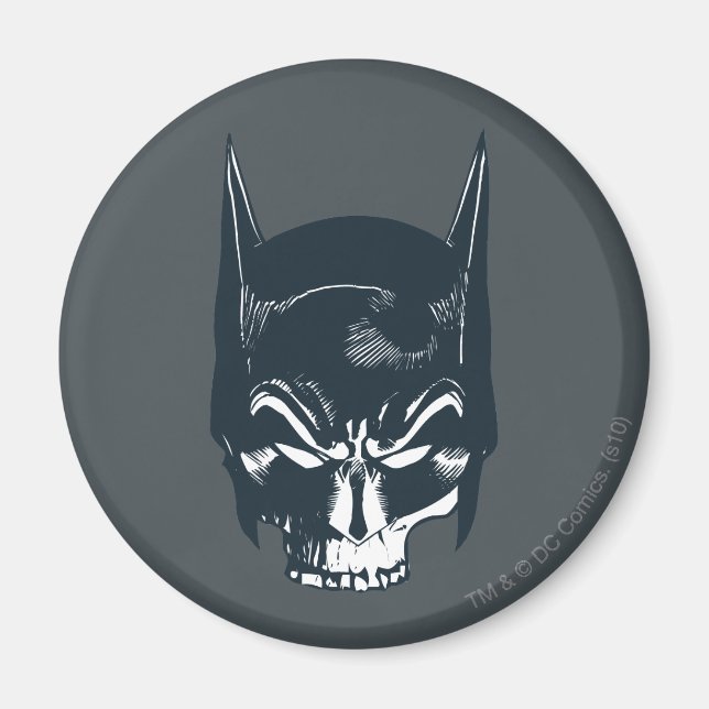 Imán Icono de la vaca/cráneo de Batman (Frente)