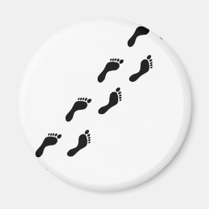 Imán icono de las huellas