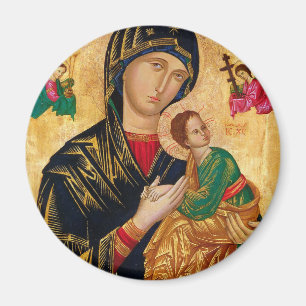 Imán Icono de Nuestra Señora del Perpetuo Socorro Virge