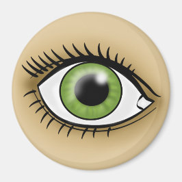 Imán Icono de Ojo Verde