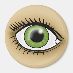 Imán Icono de Ojo Verde