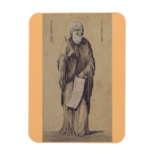 Imán Icono de San Elías el Profeta Arte Sagrado