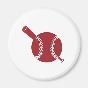 Imán Icono del béisbol y el bote