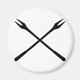 Imán icono del escupitajo de la "fondue"