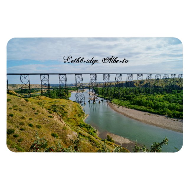 Imán Icono del ferrocarril de Alberta (Horizontal)