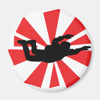Imán icono del paracaidismo ascensional
