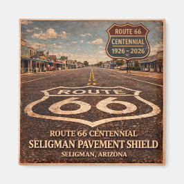 Imán Icono del Pavimento de Seligman por el Centenario 