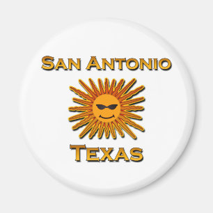 Imán Icono del sol de San Antonio