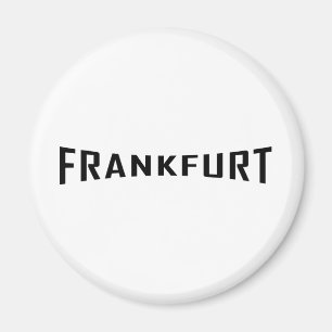 Imán icono negro de Francfort