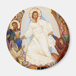 Imán Icono ortodoxo de la resurrección de la Anastasis