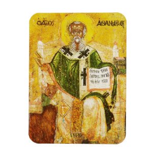 Imán Icono ortodoxo de San Atanasio de Alejandría