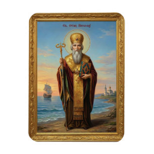Imán icono ortodoxo de San Nicolás
