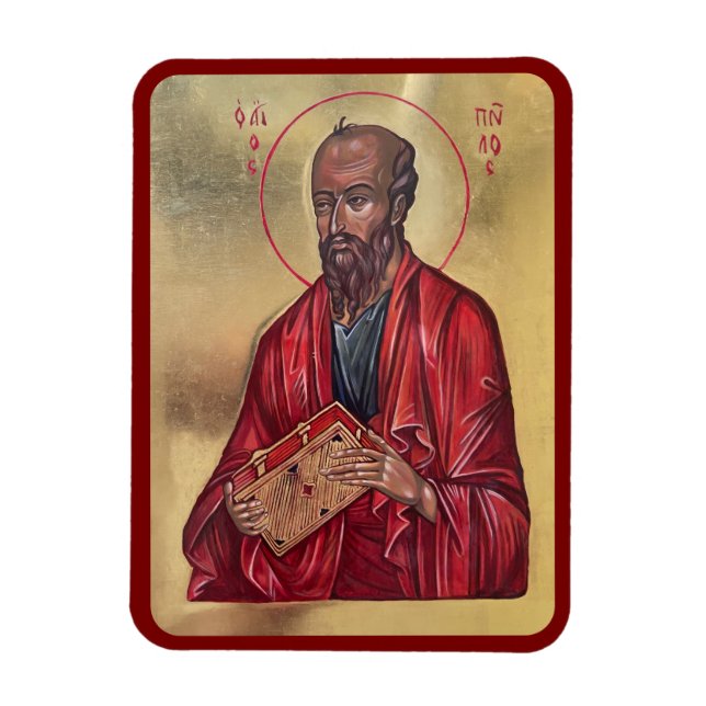 Imán Icono ortodoxo del apóstol San Pablo (Vertical)