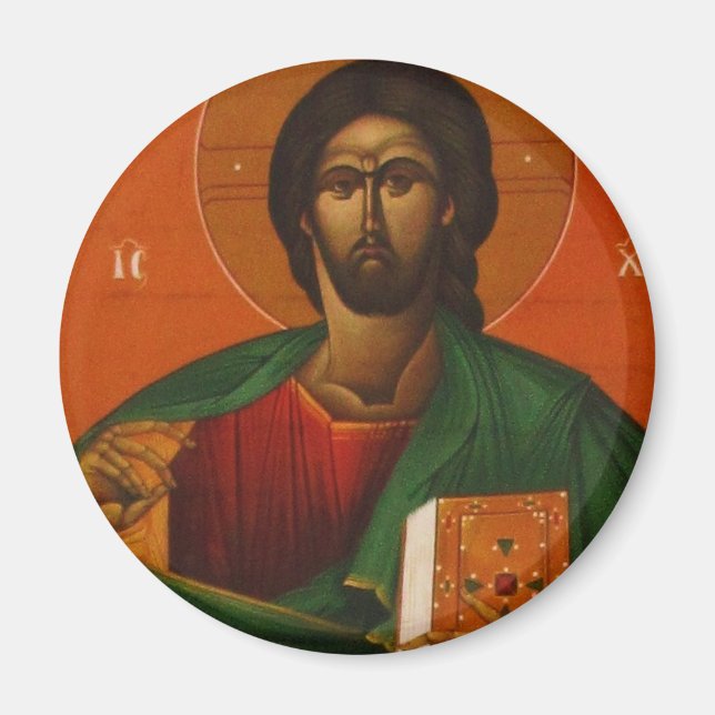 IMÁN ICONO ORTODOXO GRIEGO JESUS CHRIST (Frente)