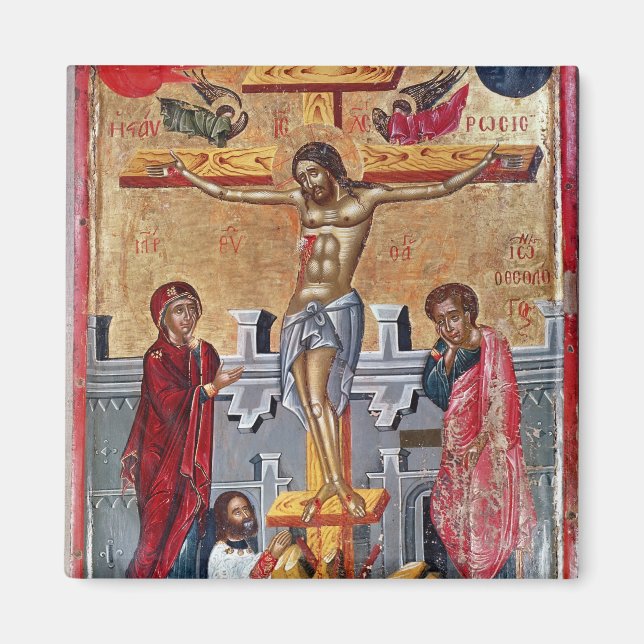 Imán Icono que representa la crucifixión, 1520 (Frente)