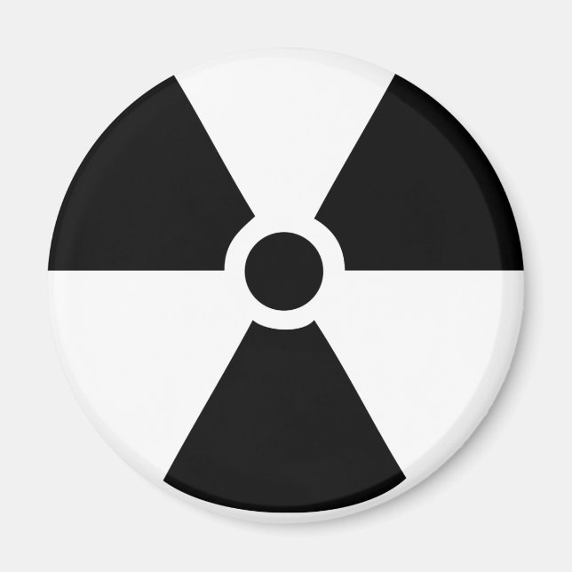 Imán icono radiactivo (Frente)