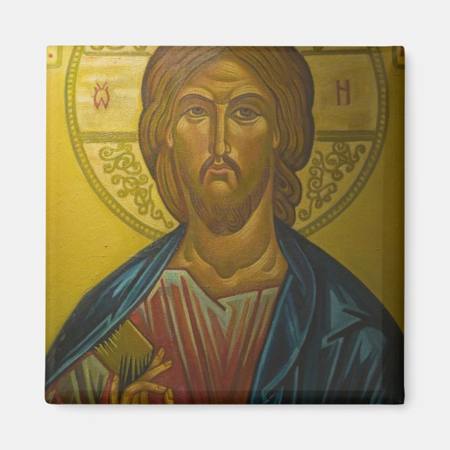 Imán Icono ruso dentro de la Iglesia de St. Sophia / (Frente)