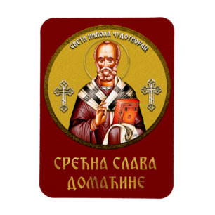 Imán iconografía ortodoxa de San Nicolás 01