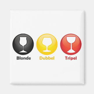 Imán Iconos de cerveza belgas