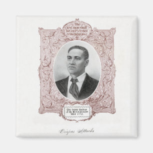 Imán Iconos de la Historia Negra: Crispus Attucks, Márt