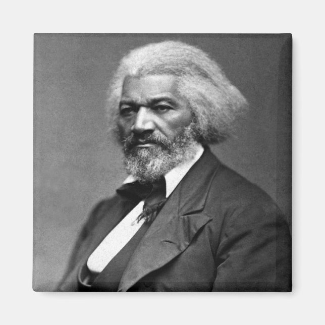 Imán Iconos de la Historia Negra: Frederick Douglass an (Frente)