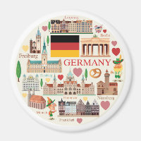 Iconos de viaje de Alemania