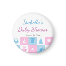 Iconos diminutos pastel para baby showers y revela
