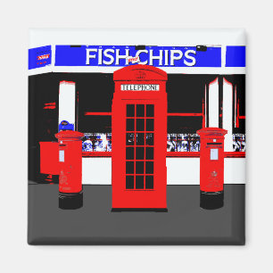 Imán Iconos ingleses