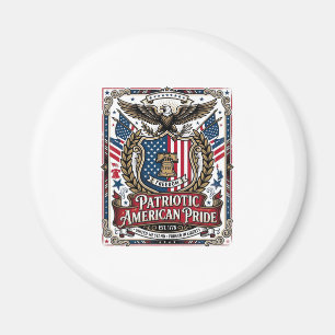 Imán Iconos y Símbolos de Escudo de Libertad Patriótica