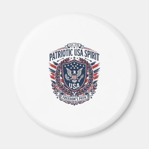 Imán Iconos y Símbolos de Escudo de Libertad Patriótica