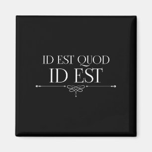 Imán Id Est Quod Id Est Es Lo Que Es La Cita Romana La
