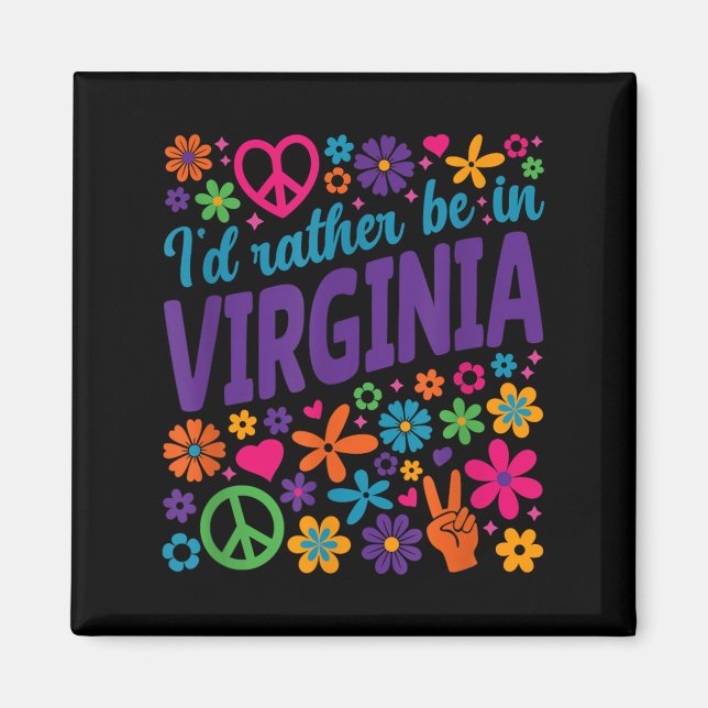Imán I'd Rather Be In Virginia  (Frente)