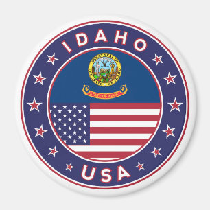 Imán Idaho, Idaho USA, Idaho pegatina