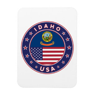 Imán Idaho, Idaho USA, Idaho pegatina