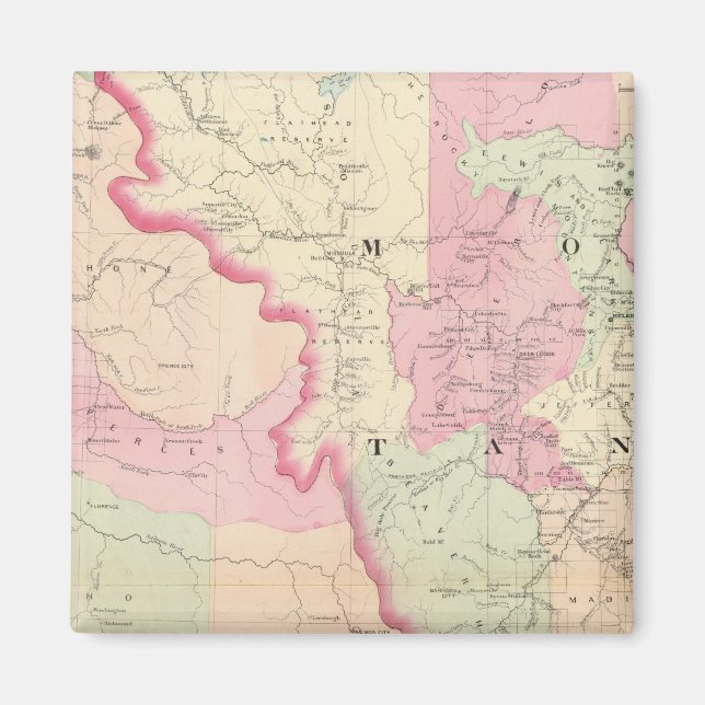 Imán Idaho, Montana oeste (Frente)