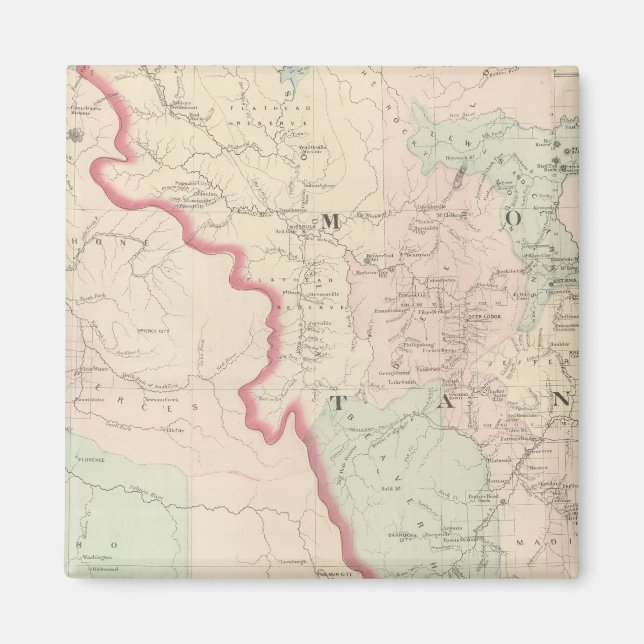 Imán Idaho, parte occidental de Montana (Frente)